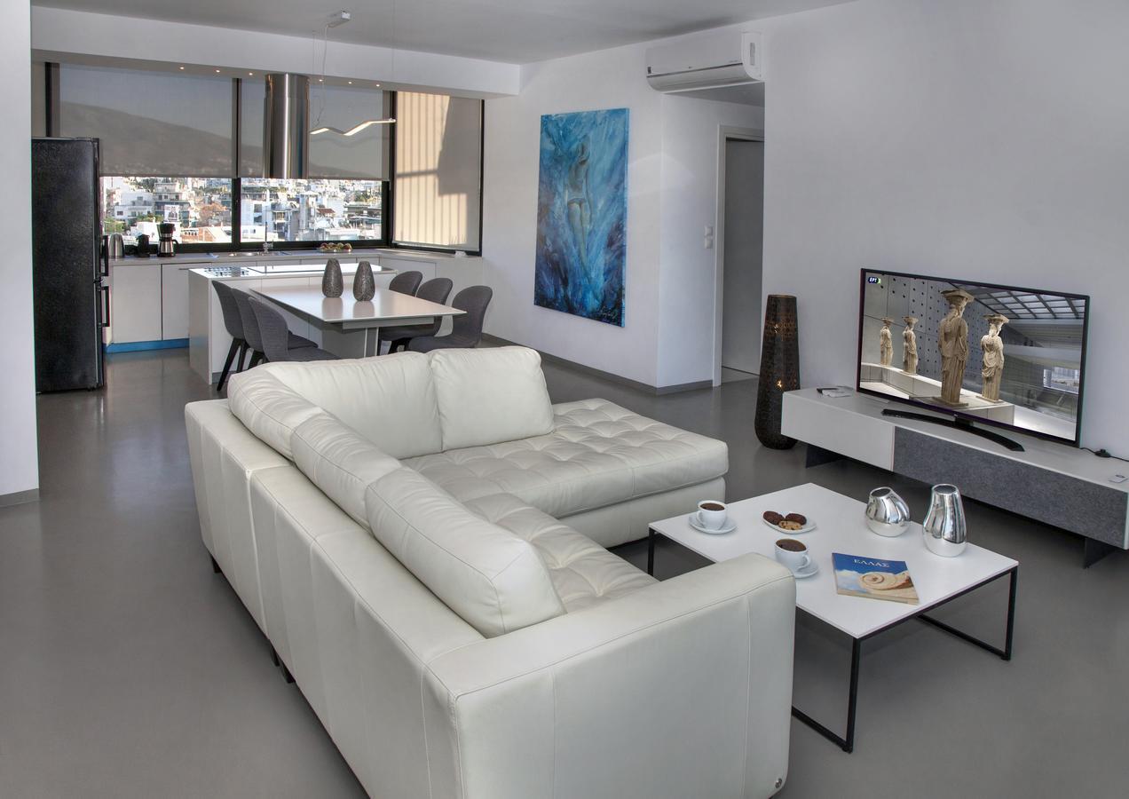 Luxury Penthouse Touching The Acropolis By Ghh Apartment Athens Luaran gambar